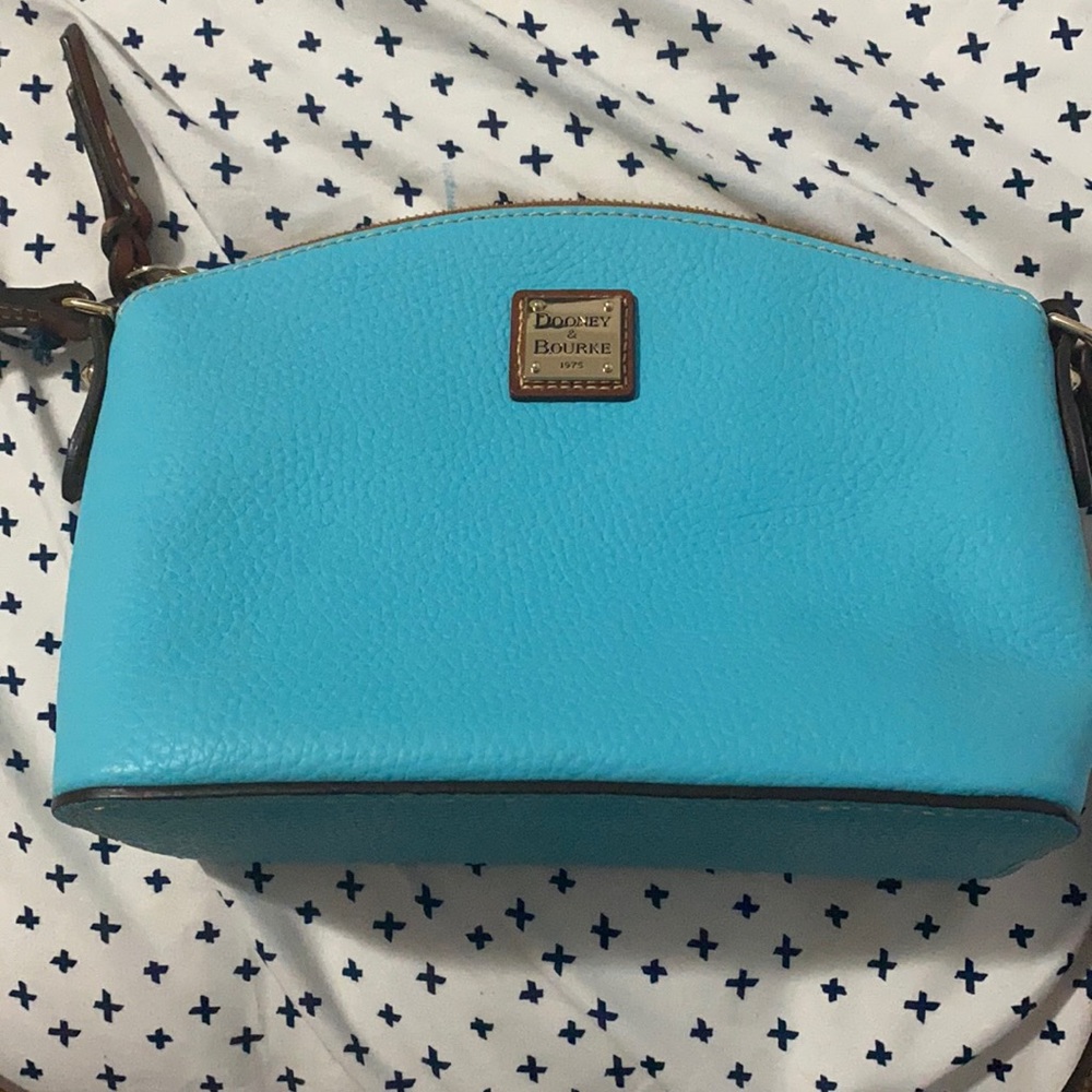 Dooney and Bourke Aqua Tiffany Blue Purse Handbag